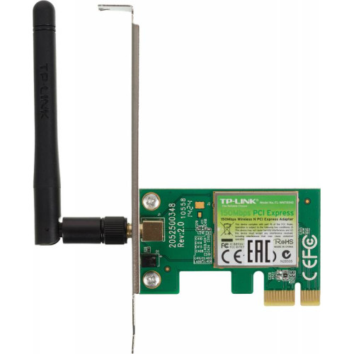 Сетевой адаптер Wi-Fi TP-Link TL-WN781ND N150 PCI Express (ант.внеш.съем) 1ант.
