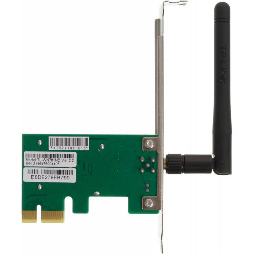 Сетевой адаптер Wi-Fi TP-Link TL-WN781ND N150 PCI Express (ант.внеш.съем) 1ант.