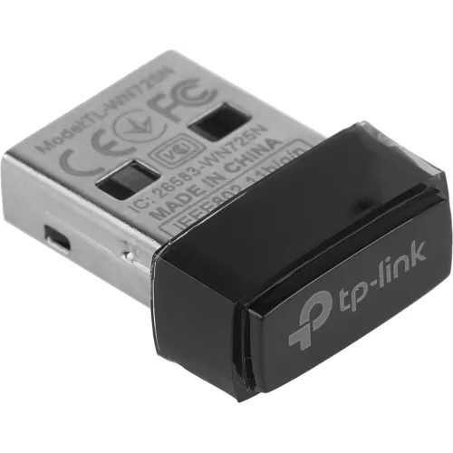 Сетевой адаптер Wi-Fi TP-Link TL-WN725N N150 USB 2.0 (ант.внутр.) 1ант.