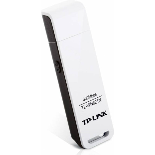 Сетевой адаптер Wi-Fi TP-Link TL-WN821N N300 USB 2.0 (ант.внутр.) 1ант.