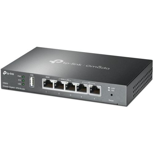Межсетевой экран TP-Link SafeStream ER605 10/100/1000BASE-TX черный