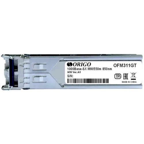 Трансивер Origo OFM311GT оптич. SFP MM duplex 1Гбит/с Tx:850нм до 0.55км (OFM311GT/A1A)