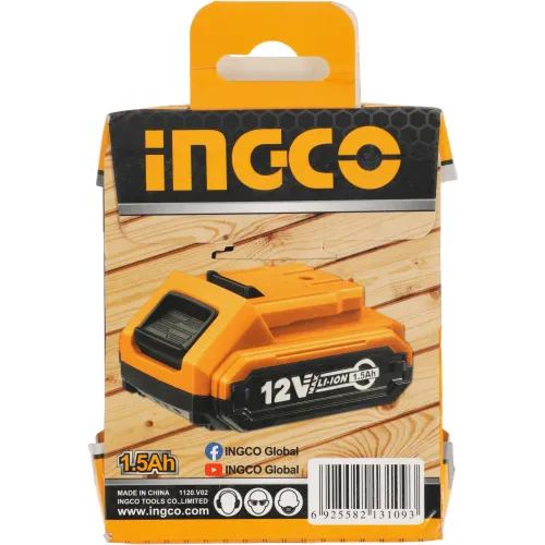 Батарея аккумуляторная Ingco FBLI12151 12В 1.5Ач Li-Ion