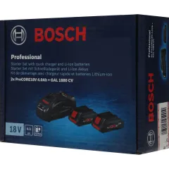 Батарея аккумуляторная Bosch 2 АКБ ProCORE +GAL1880CV 18В 4Ач Li-Ion (З/У в компл.) (1600A016GF)