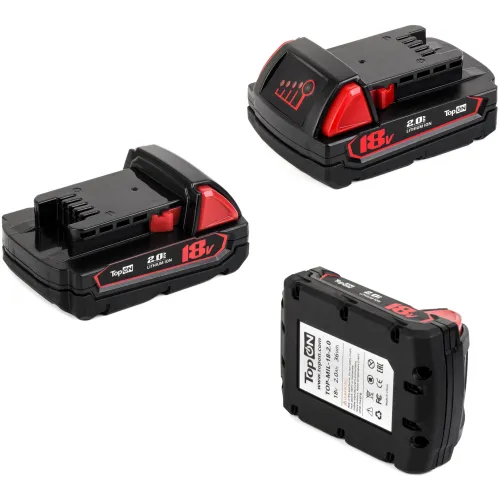 Батарея аккумуляторная TopON TOP-MIL-18-2.0 18В 2Ач Li-Ion (103452)