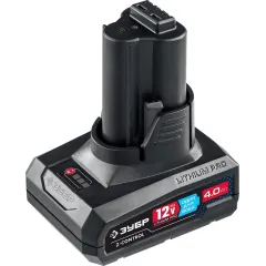 Батарея аккумуляторная Зубр ST7-12-4 12В 4Ач Li-Ion