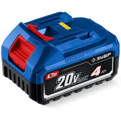 Батарея аккумуляторная Зубр Power PRO 20В 4Ач Li-Ion (BP-P-20-4)