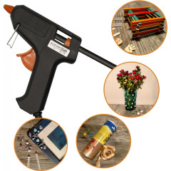 Cтержни клеев. для клеев.пист. Silwerhof 7-200-62-BLA дл.200мм D7мм черный упак:62шт