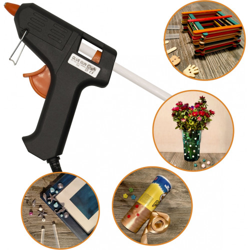 Cтержни клеев. для клеев.пист. Silwerhof 7-200-62-WH дл.200мм D7мм белый упак:62шт