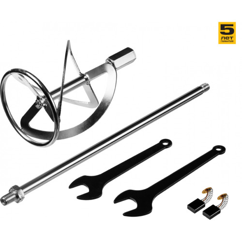 Дрель-миксер Зубр МР-1600-2 1600Вт М14