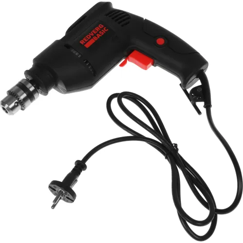 Дрель безударная RedVerg D500 Basic 500Вт ключевой реверс (D500)