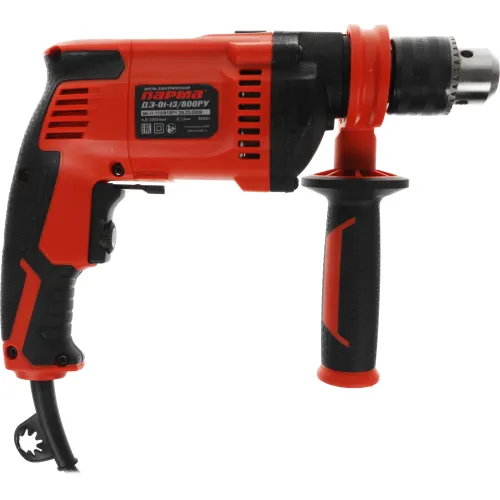 Дрель ударная Парма ДЭ-01-13/800РУ 800Вт ключевой реверс (02.025.00003)