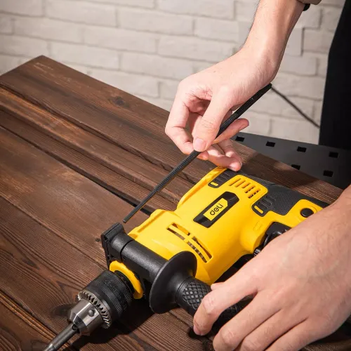 Дрель ударная Deli DL-CZ13-E1 650Вт ключевой реверс (кейс в комплекте)