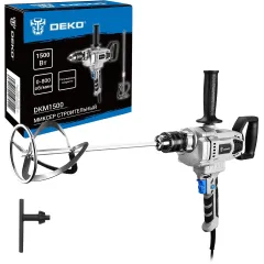 Дрель-миксер Deko DKM1500 1500Вт ключевой реверс (063-4992)