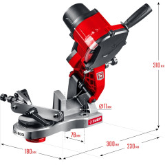 Электроточило Зубр СЦ-200 90Вт 5000об/мин d=104мм t=3.2мм