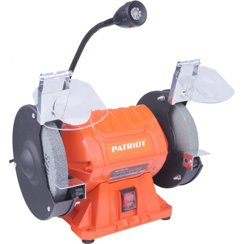Электроточило Patriot GM 150 PL Expert 375Вт 2980об/мин d=150мм t=20мм