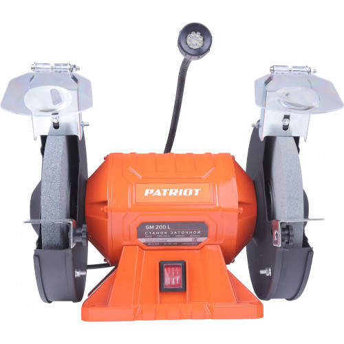 Электроточило Patriot GM 200 L Expert 550Вт 2980об/мин d=200мм t=20мм