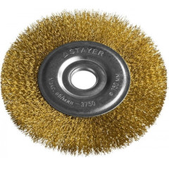 Щетка дисковая по мет. Stayer 35122-150 d=150мм d(посад.)=22.2мм (угловые шлифмашины)