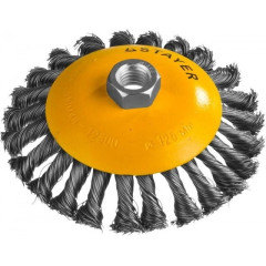 Щетка дисковая по мет. Stayer 35135-125 d=125мм d(посад.)=14мм (угловые шлифмашины)