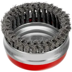 Щетка дисковая по мет. Matrix 74674 d=125мм d(посад.)=14мм (угловые шлифмашины) (упак.:1шт)