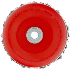 Щетка дисковая по мет. Matrix 74674 d=125мм d(посад.)=14мм (угловые шлифмашины) (упак.:1шт)