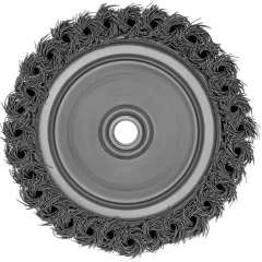 Щетка дисковая по мет. Matrix 74674 d=125мм d(посад.)=14мм (угловые шлифмашины) (упак.:1шт)