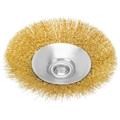 Щетка дисковая по мет. Matrix 74616 d=125мм d(посад.)=14мм (угловые шлифмашины) (упак.:1шт)