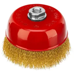 Щетка дисковая по мет. Matrix 74606 d=125мм d(посад.)=14мм (угловые шлифмашины) (упак.:1шт)