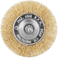 Щетка дисковая по мет. Matrix 74446 d=60мм d(посад.)=6мм (дрели)