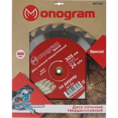 Диск пильный по дер. Monogram 086-945 d=250мм d(посад.)=32мм (циркулярные пилы) (упак.:1шт)