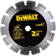 Диск алмазный по бет. DeWalt DT3773 (00000015138) d=230мм d(посад.)=22.2мм (угловые шлифмашины)