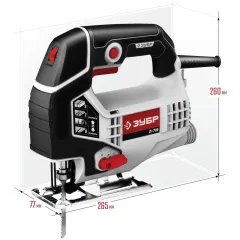 Лобзик Зубр Л-710 +1пил. 710Вт 3000ходов/мин от электросети