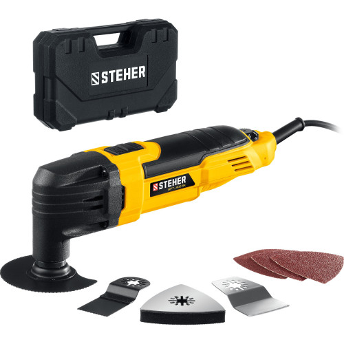 Многофункциональный инструмент Steher MFT-400 SK 400Вт желтый/черный