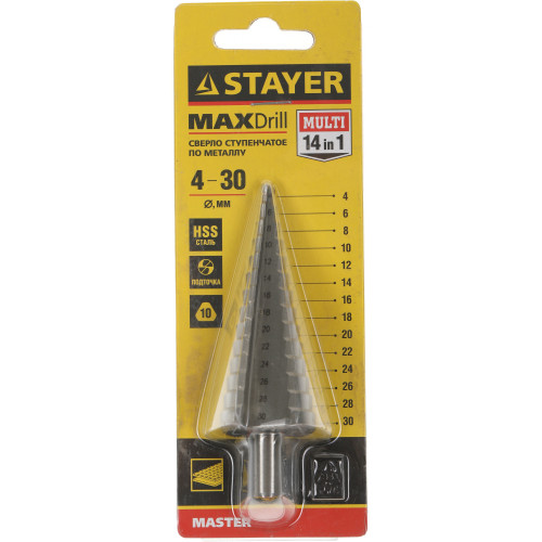 Сверло Stayer 29660-4-30-14 по металлу для дрелей/перфораторов