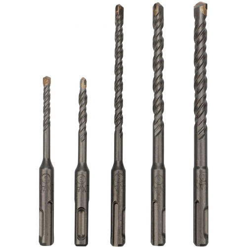 Набор буров Rexant 91-0406 по бет/кирп/камн (5пред.) для перфораторов