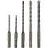Набор буров Rexant 91-0406 по бет/кирп/камн (5пред.) для перфораторов
