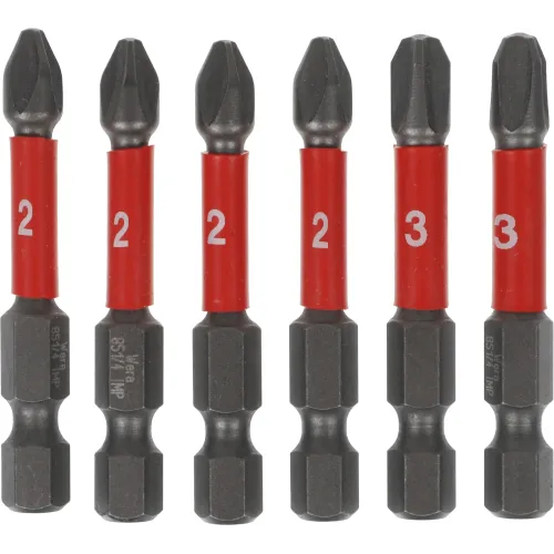 Набор бит Wera WE-057691 универсал. (6пред.) для гайковертов