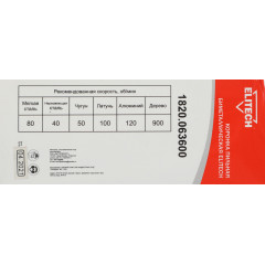 Коронка Elitech 1820.063600 универсал. Д=111мм (1пред.) для дрелей