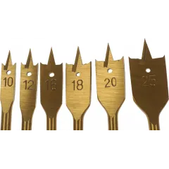 Набор сверл Matrix 70445 по дереву (6пред.) для дрелей