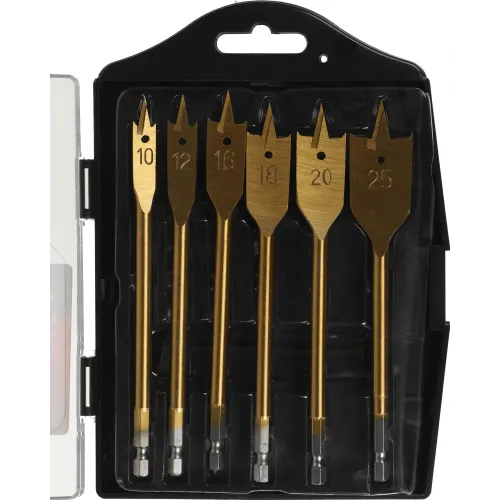 Набор сверл Matrix 70445 по дереву (6пред.) для дрелей