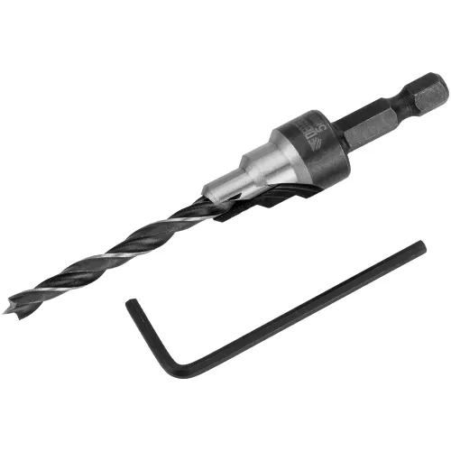 Сверло Denzel 704205 по дереву Д=5мм Дл=83.5мм (1пред.) для дрелей