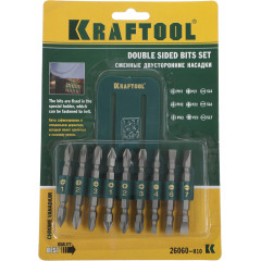 Набор бит Kraftool 26060-H10 (9пред.) для шуруповертов/дрелей