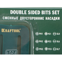 Набор бит Kraftool 26060-H10 (9пред.) для шуруповертов/дрелей