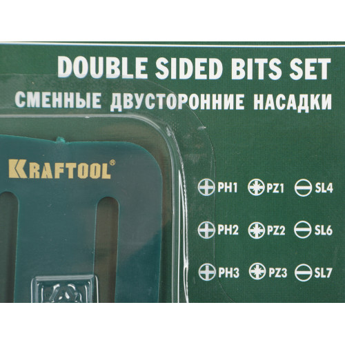 Набор бит Kraftool 26060-H10 (9пред.) для шуруповертов/дрелей