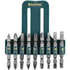 Набор бит Kraftool 26060-H10 (9пред.) для шуруповертов/дрелей