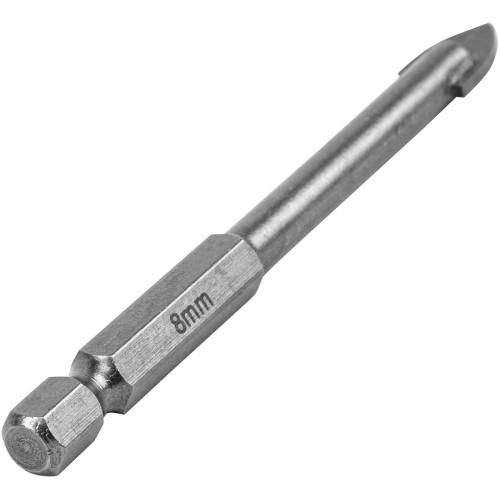 Сверло Matrix 72837 по керамике Д=8мм Дл=85мм (1пред.) для шуруповертов/дрелей