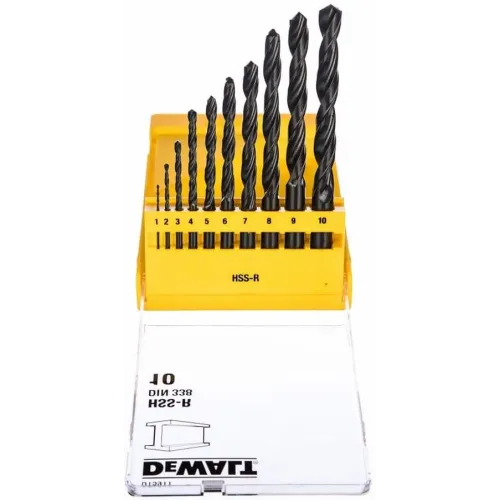 Набор сверл DeWalt DT5911-QZ по металлу (10пред.) для шуруповертов/дрелей
