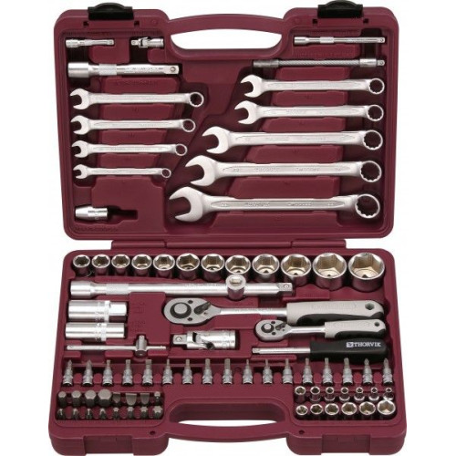 Набор инструментов Thorvik UTS0082 82 предмета (жесткий кейс)