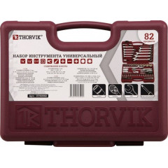 Набор инструментов Thorvik UTS0082 82 предмета (жесткий кейс)