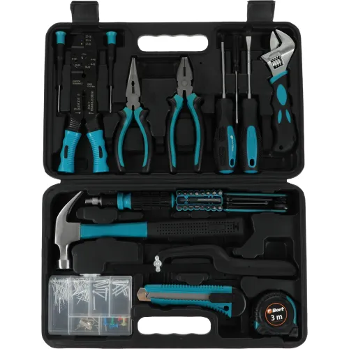 Набор инструментов Bort BTK-160 38 предметов (жесткий кейс)